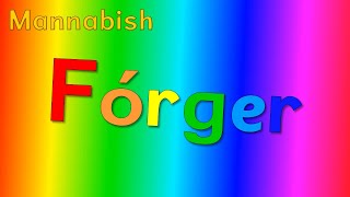 Colors In Mannabish - Fórger På Mannska