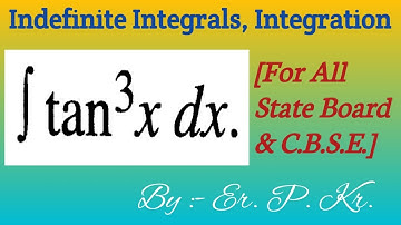 Integral of tan^3x, with tan and sec