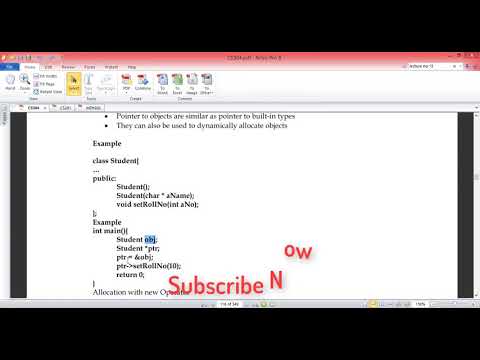 Pointer to Objects|New operator|Lec 13 CS304 OOP C++| Urdu/Hindi