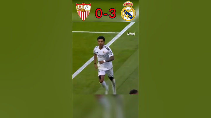 Real Madrid 4 vs Sevilla 2 ☠🤯