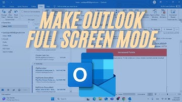 How to Make Outlook Full Screen Mode