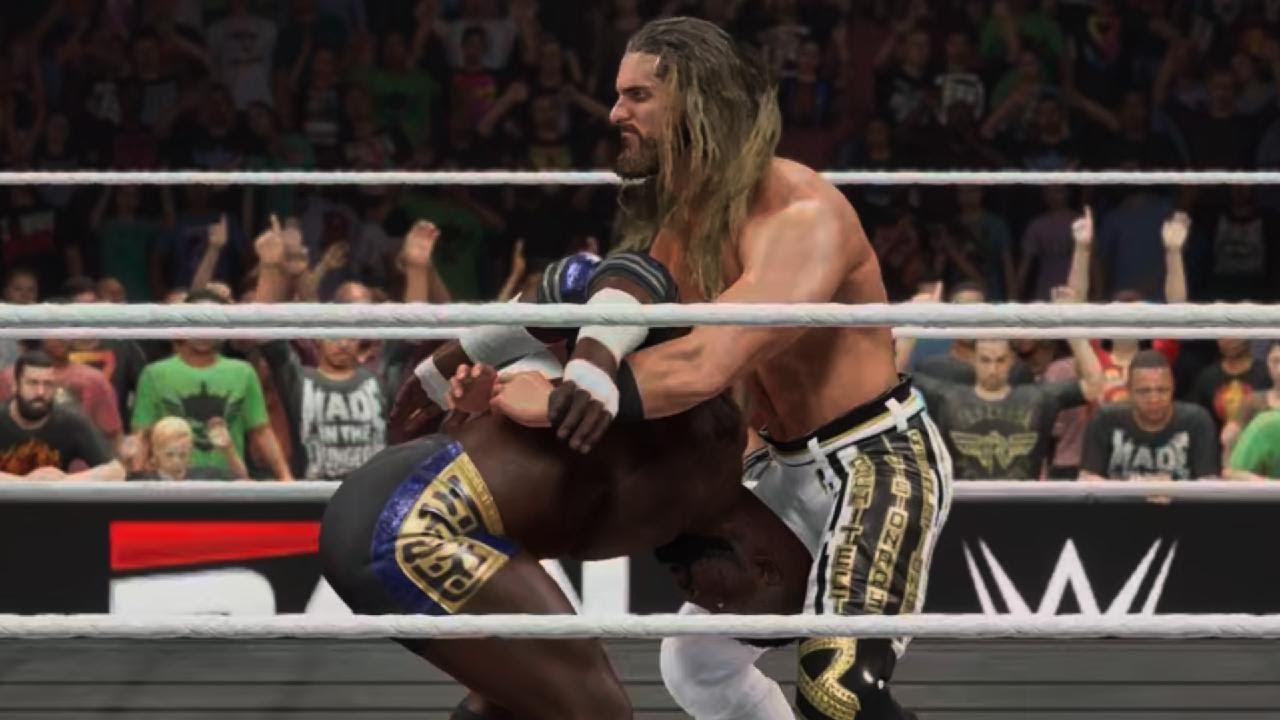 Seth Rollins Vs Oba Femi WWE United States Title Match 2K25