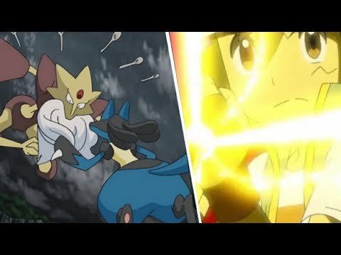 Ash Mega Lucario vs Mega Alakazam [AMV] - Pokemon Master Journey Episode 84 Full Episode