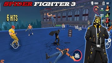 Spider Fighter 3 New Update (all Heroes vs Super Villain) Fighting Gameplay | Part- 56 (Android,ios)