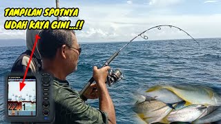 tampilan spotnya kaya gini  auto panen!! mancing ikan GT// episode 1