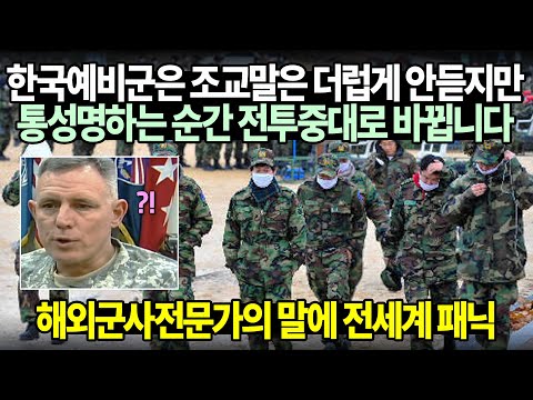 말 안듣는 한국 예비군을 관찰한 해외 군사전문가의 한마디에 전세계 발칵