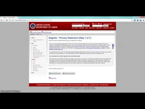 How to set up Department of Labor Credentials