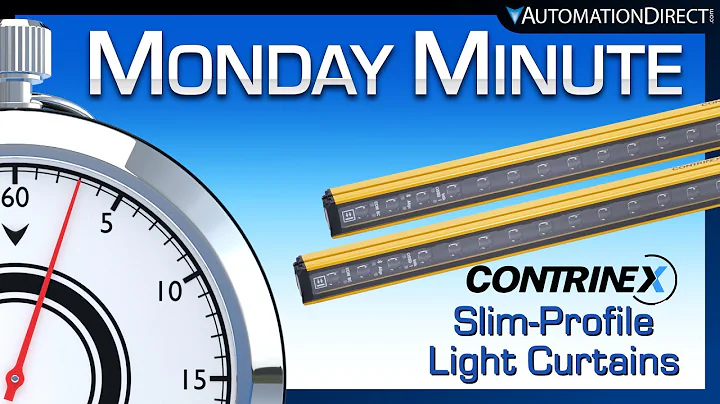 Contrinex Slim Safety Light Curtains from AutomationDirect