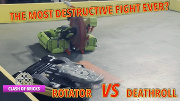 THE MOST DESTRUCTIVE LEGO FIGHT EVER!? | Deathroll Vs Rotator