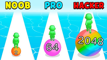 NOOB vs PRO vs HACKER - Run 2048