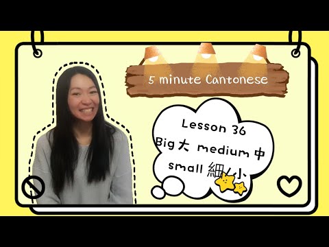 Cantonese Lesson 36: big medium small(大中細/小)to buy tickets買飛 #learncantonese #cantonese