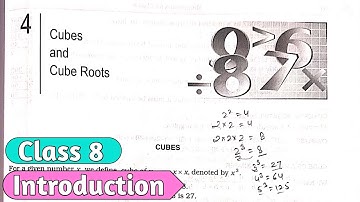 Rs Aggarwal Class 8 | Chapter 4 Cubes and Cube Roots roots | Introduction | Md Sir class 8