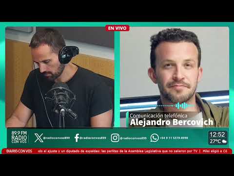 Alejandro Bercovich hablando sobre el discurso del Presidente