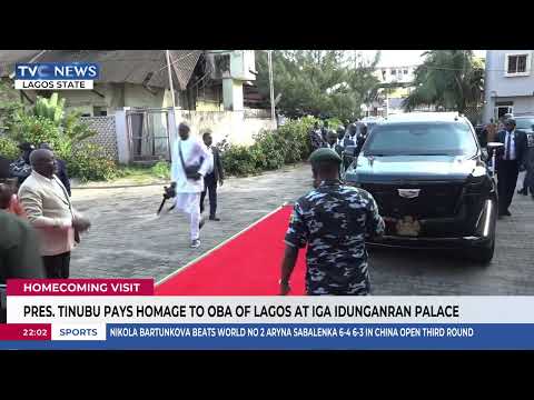 Pres. Tinubu Visits Oba of Lagos at His Iga Idunganran Palace