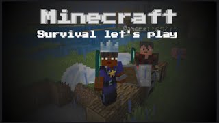 MINECRAFT Survival, | Split screen Gameplay. | Let's Play! #minecraft #gaming #gameplay 
