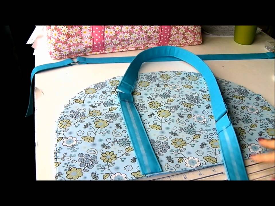 Sew a Carry-all Bag. Part 3, making and adding straps - YouTube