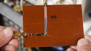 #2732 Microstrip PCB transmission line 45 deg chamfer