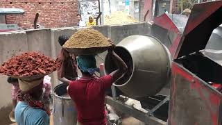 Cement Mixer Diesel Engine Startup, How to Mix Concrete and Sand by Hand||SA COLLECTION||