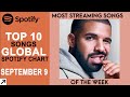 Top 10 on This Week&#39;s Global Spotify Chart (September 9, 2021)