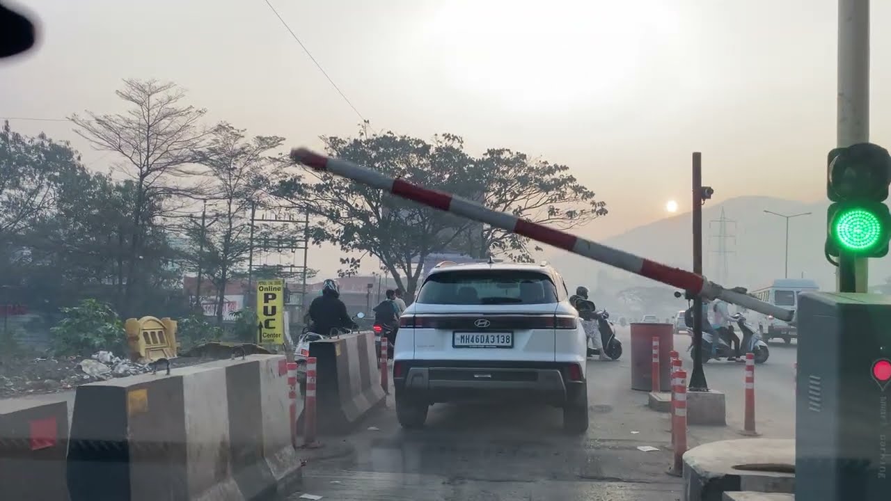 White Noise Morning Drive | Talegaon Dabhade to Alandi | Real India Daily Life & Sunrise Road View