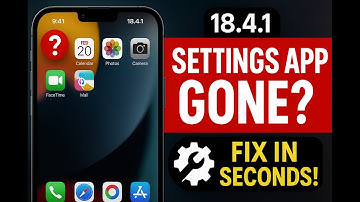Settings icon missing from the Home screen of iPhone 16 /16 Pro Max (Quick Fix - 2 ways - 2025)