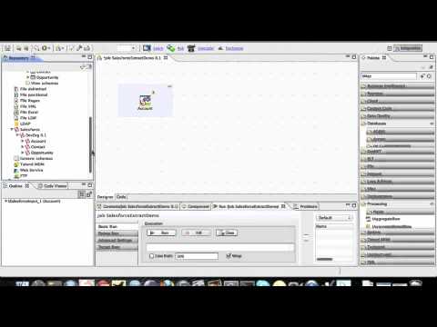 Talend And Salesforce Tutorial 1