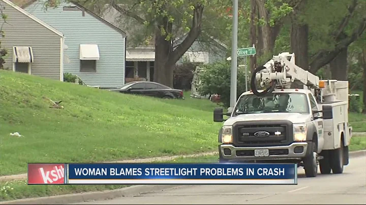Woman blames streetlight problems in pedestrian crash