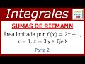 SUMAS DE RIEMANN (Parte 2 de 2)