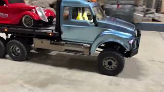 Traxxas Trx 6 6x6 1/10 scale tow truck test run