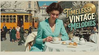 1950s Spring Caf  Timeless Vintage Melodies And Vintage  For A Sunny Afternoon Trip