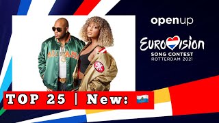 Eurovision Song Contest 2021 | TOP 25 New: 🇸🇲