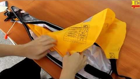 Teach you How to packaging Eyson linflatable lifevest Bert type YSH601