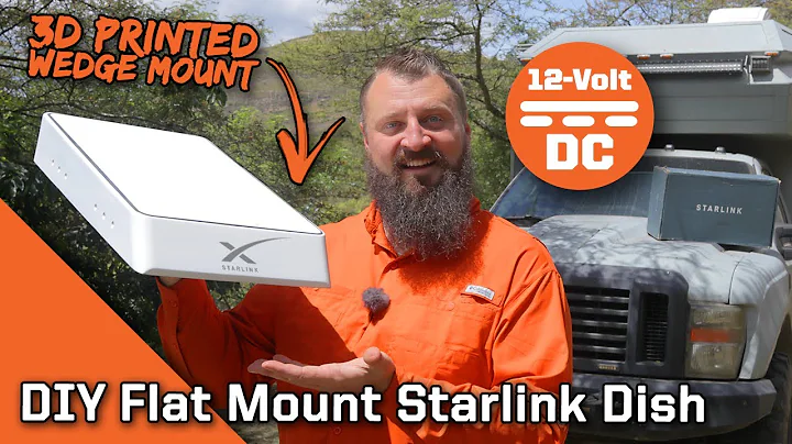 DIY Starlink Flat Mount RV Roof Adaptor Powered by...