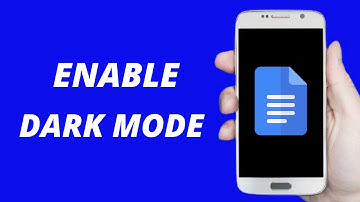 How to Enable DARK MODE On Google Docs (2021) Quick
