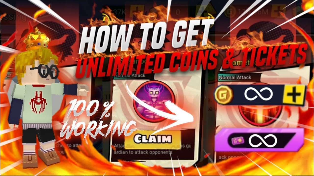 BlockmanGo : Anime All Star || HOW TO get UNLIMITED TICKET and COINS by this METHOD || 😱🤯 BlockyMods