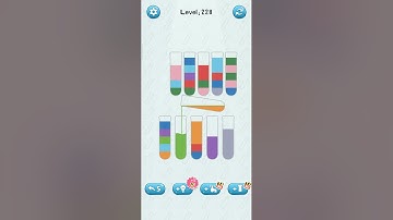 water sort puzzle game level 228 Numpuz android ios games gameplay funny gaming all level color game