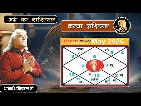Virgo Horoscope May 2026 | Virgo horoscope May 2026 | Acharya Anil Vats Ji