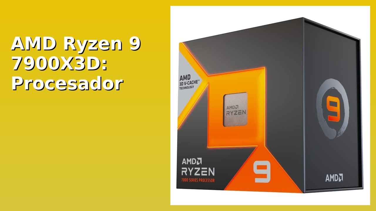 RESEÑA (2025) : AMD Ryzen 9 7900X3D: Procesador 3D-VCache. DETALLES ESENZIALES