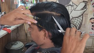 Men's Fade HairCut professional with Scissors 🎙ASMR in AliHairCut 💈 New Hairstyle 2026 😎
