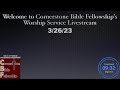 “ Seeing Christ in the Feast of Trumpets ” - 3/26/23 - Pastor Scott Schaefer