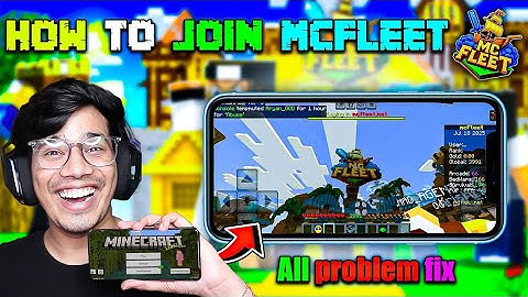 How to Join MCFleet Server in Minecraft PE  Mobile | All Problem Fix  @GamerFleet 