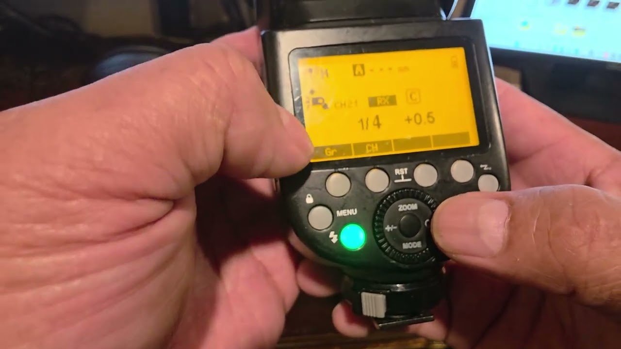 Como configurar Godox X3C a 3 flash externos cada uno independiente .