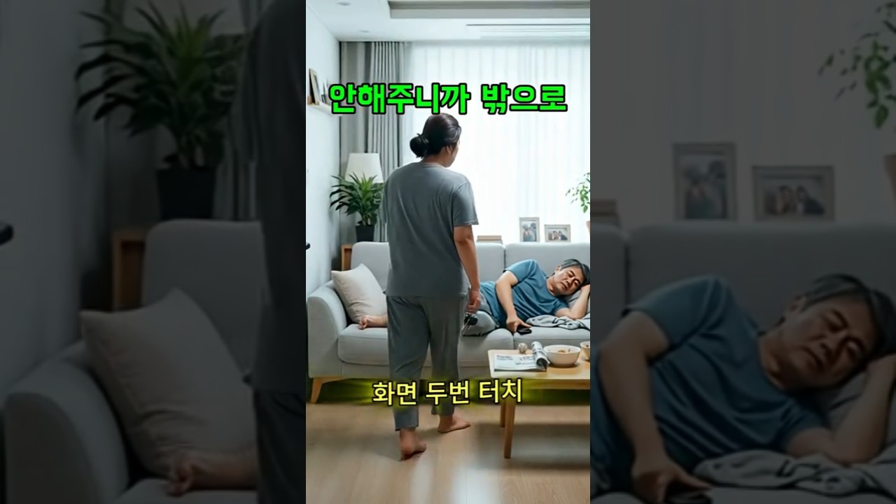 도련님 안해주고 그냥 자요