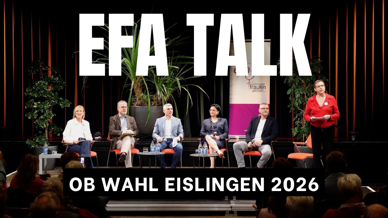 efa Talk zur OB Wahl Eislingen 2026 (kompletter Live Mitschnitt)