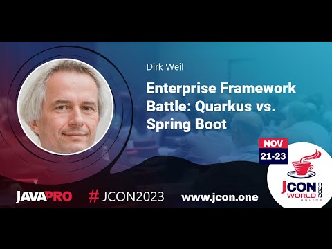 Enterprise Framework Battle: Quarkus vs. Spring Boot | Dirk Weil (EN)