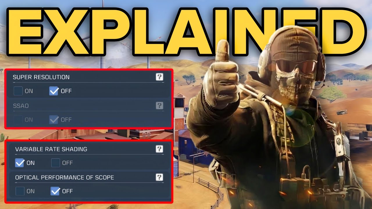 COD Mobile Experimental Features Explained | Super Resolution | VRS ...