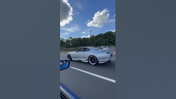Rolling anti-lag on my Supra