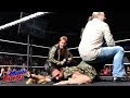 Bret hart punches damien sandow and locks him in the sharpshooter wwe main event july 8 2014
