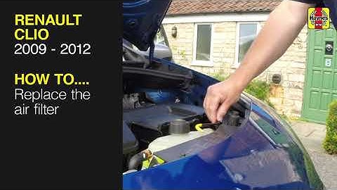 Renault Clio (2009 - 2012) - Replace the Air Filter
