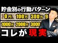 【衝撃】なぜか共通する!?資産額ごとの行動パターンを徹底解説します【貯金】